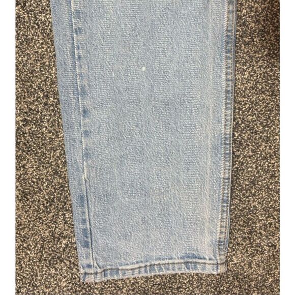 Levis 505 Jeans Mens 34x32 Blue Denim Regular Straight Medium Wash - Picture 7 of 10